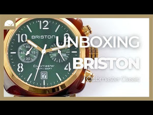 Briston Clubmaster Classic Quartz Watch, Green, 40 mm, 15140.PYA.T.10.NBG