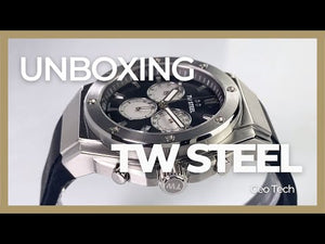 TW Steel Ceo Tech 44mm Quartz Watch, Black, 44 mm, Rubber strap, 10 atm, CE4041
