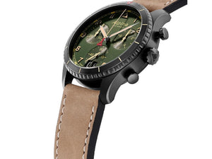 Alpina Startimer Quartz Watch, 41 mm, Green, Day, AL-372GR4FBS26