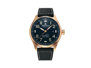 Alpina Startimer Automatic Watch, AL-525, Rose gold, 44 mm, Blue, AL-525NN4S4