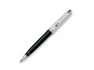 Aurora 88 Ballpoint Pen, Resin, Black, Chrome Trim, 827