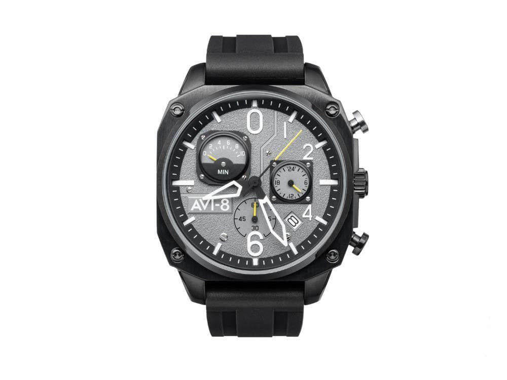 AVI-8 Hawker Hunter Retrograde Chronograph Tactical Black Quartz Watch