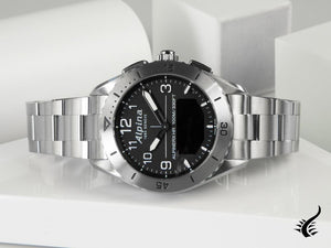 Alpina AlpinerX Alive Smartwatch, Black, GMT, Alarm, AL-284LBBW5TAQ1B