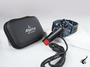 Alpina AlpinerX Alive Smartwatch, Black, GMT, Alarm, Black, AL-284LBBW5NAQ6