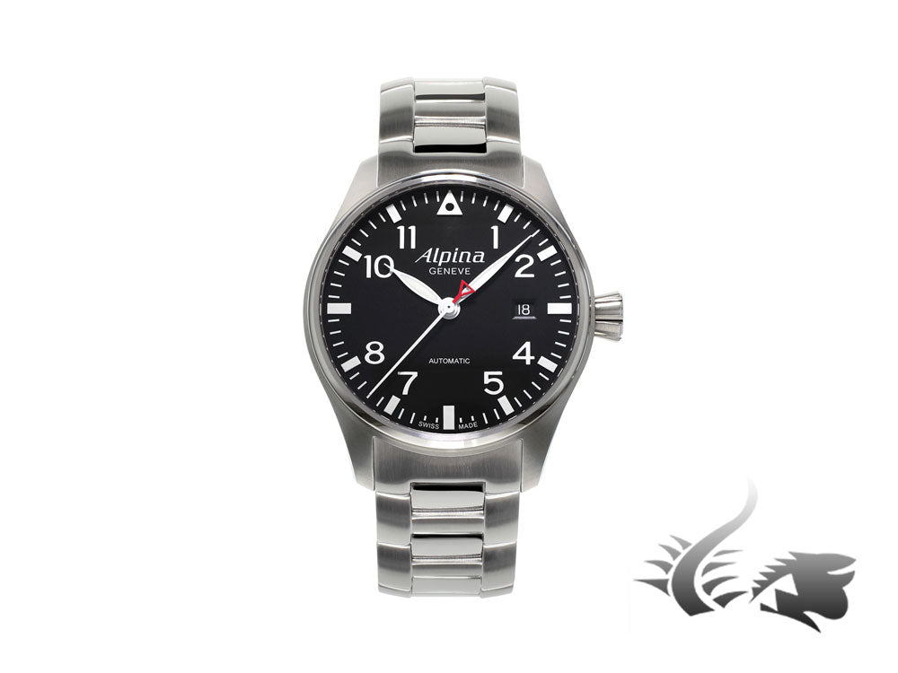 Alpina Startimer Pilot Automatic Watch, AL-525, Black, AL-525B3S6B