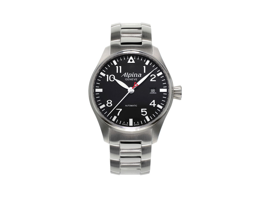 Alpina Startimer Pilot Automatic Watch, AL-525, Black, AL-525B3S6B