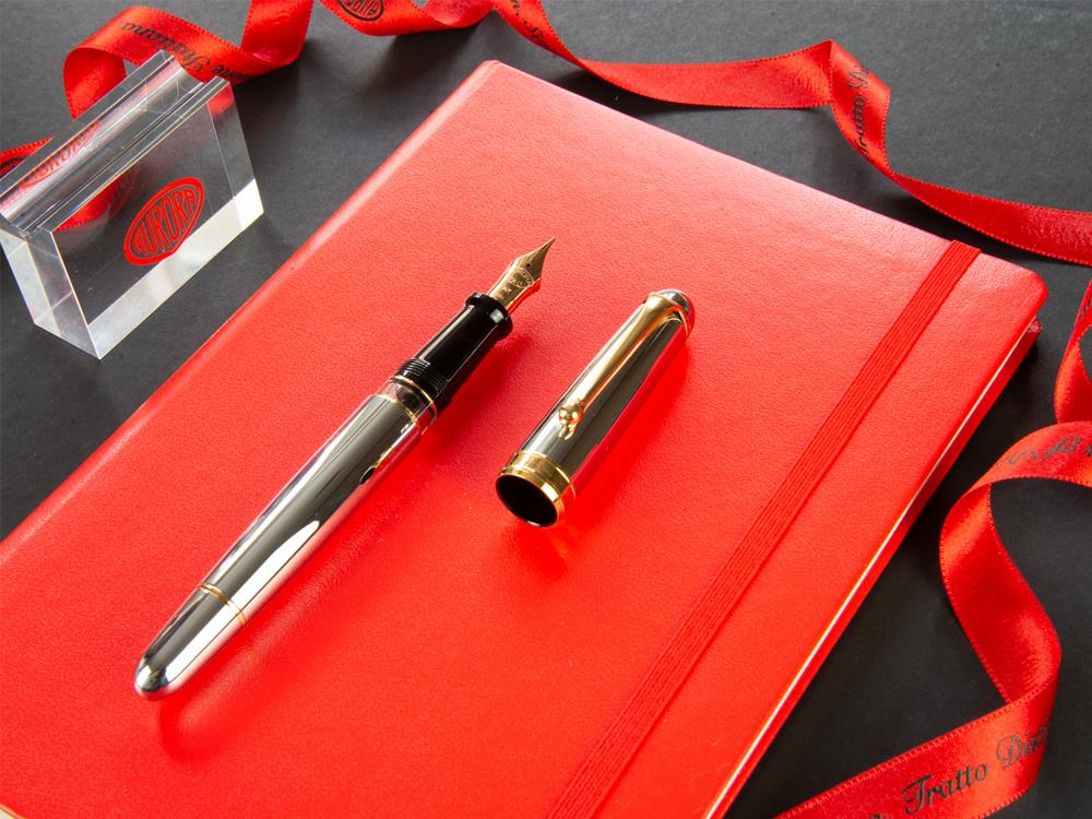 Aurora 88 Fountain Pen, Resin, Gold Trim, Limited Edition, 800-CRFF