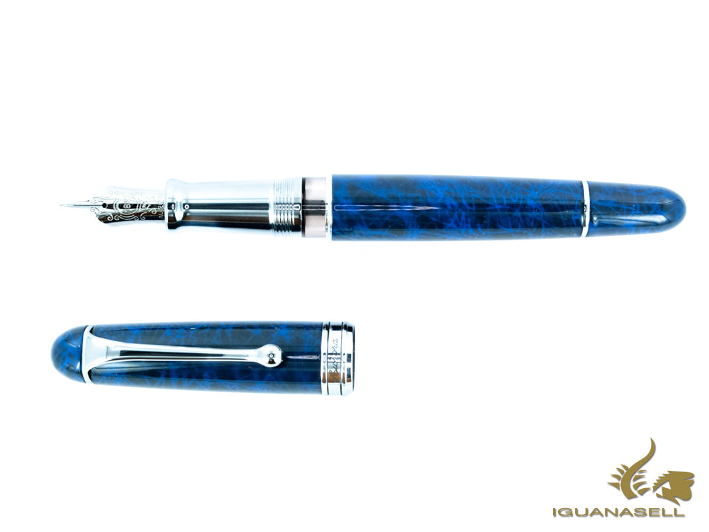Aurora 88 Sigaro Blu Fountain Pen, Lacquer, Limited Edition, 883-B