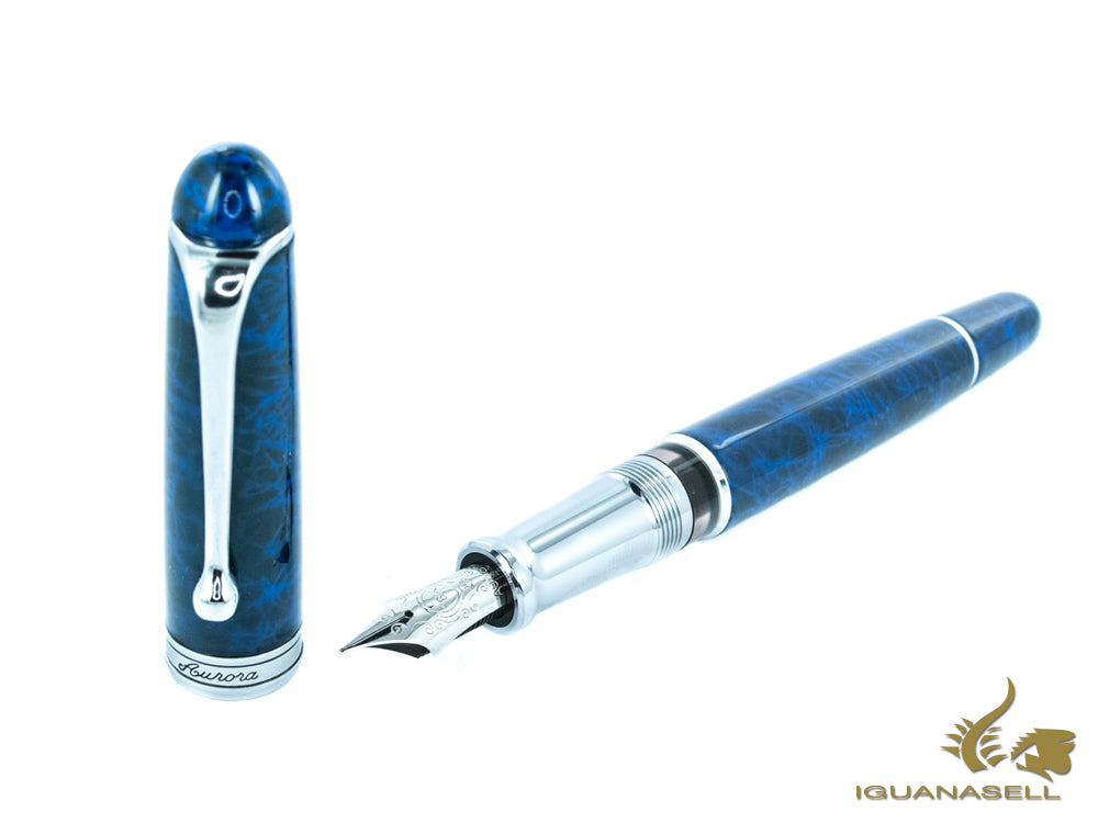 Aurora 88 Sigaro Blu Fountain Pen, Lacquer, Limited Edition, 883-B