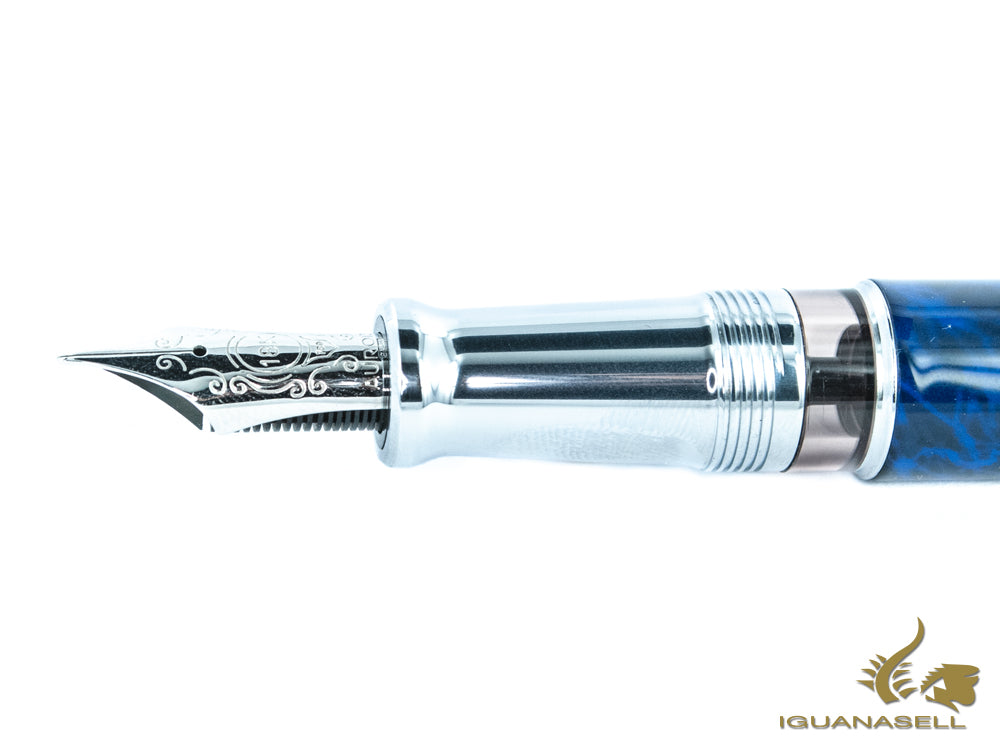 Aurora 88 Sigaro Blu Fountain Pen, Lacquer, Limited Edition, 883-B