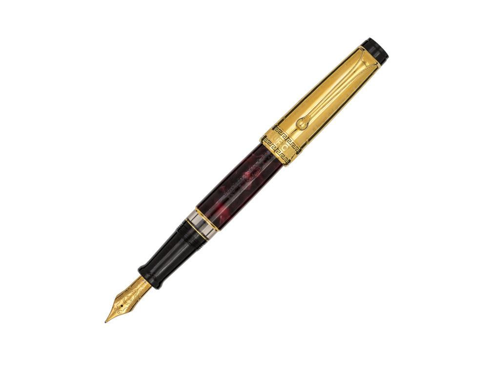 Aurora D'Annunzio Rollerball pen, Burgundy Auroloide, Gold,Lim.Edition 975XAD