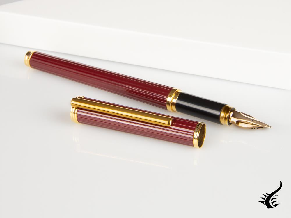 Aurora Fountain Pen Kona - Red Lacquer and Gold