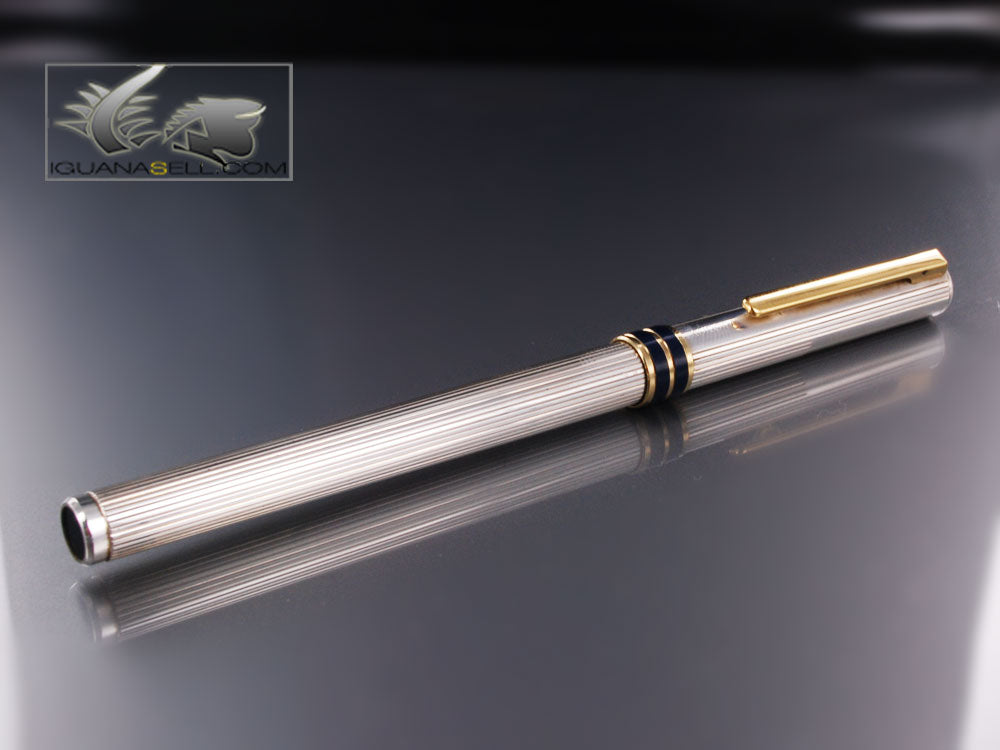 Aurora Fountain Pen Marco Polo - Silver & Gold trims