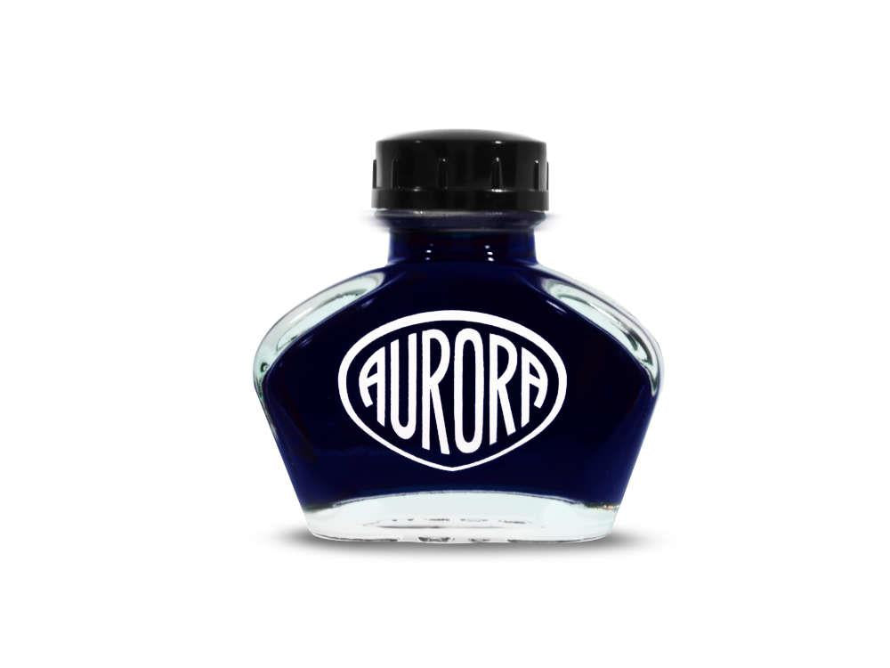 Aurora Ink Bottle, Blue/Black, 55ml, Crystal NC124-BN