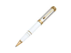 Aurora Limited Edition Sindone Rollerball pen, White resin, 915