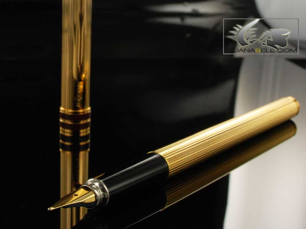 Aurora Marco Polo Vermeil Fountain Pen - Vintage - New