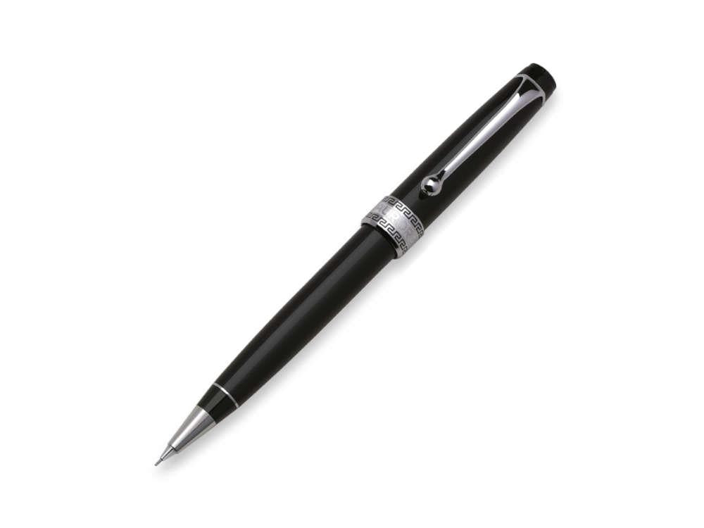 Aurora Optima Mechanical pencil, Resin, Black, Chrome Trim 958CN