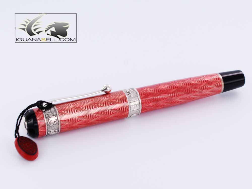 Aurora Saint Petersburg LE Fountain Pen - Solid Silver