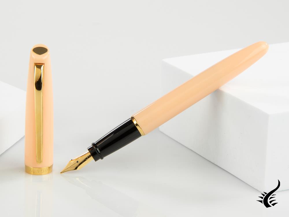Aurora Style Fountain Pen, Gold trim, E12QR