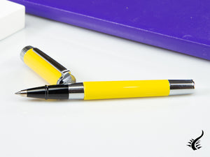 Aurora TU Roller Ball Pen - Yellow Resin Body - T71Y