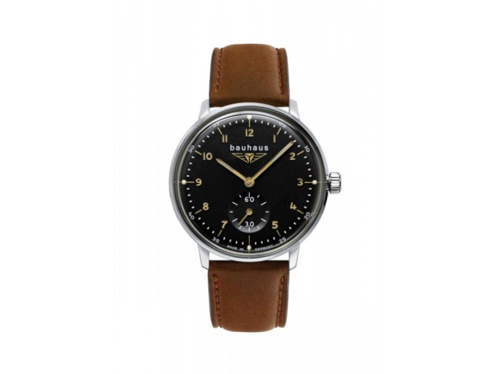 Bauhaus Quartz Watch, Black, 36 mm, 2037-2