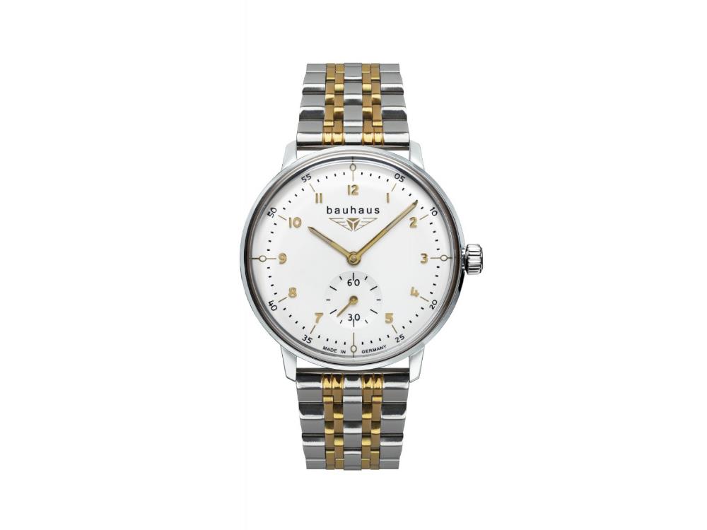 Bauhaus Quartz Watch, White, 36 mm, 2037M-1