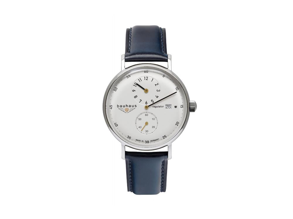 Bauhaus  Automatic Watch, White, 41 mm, Day, 2126-1