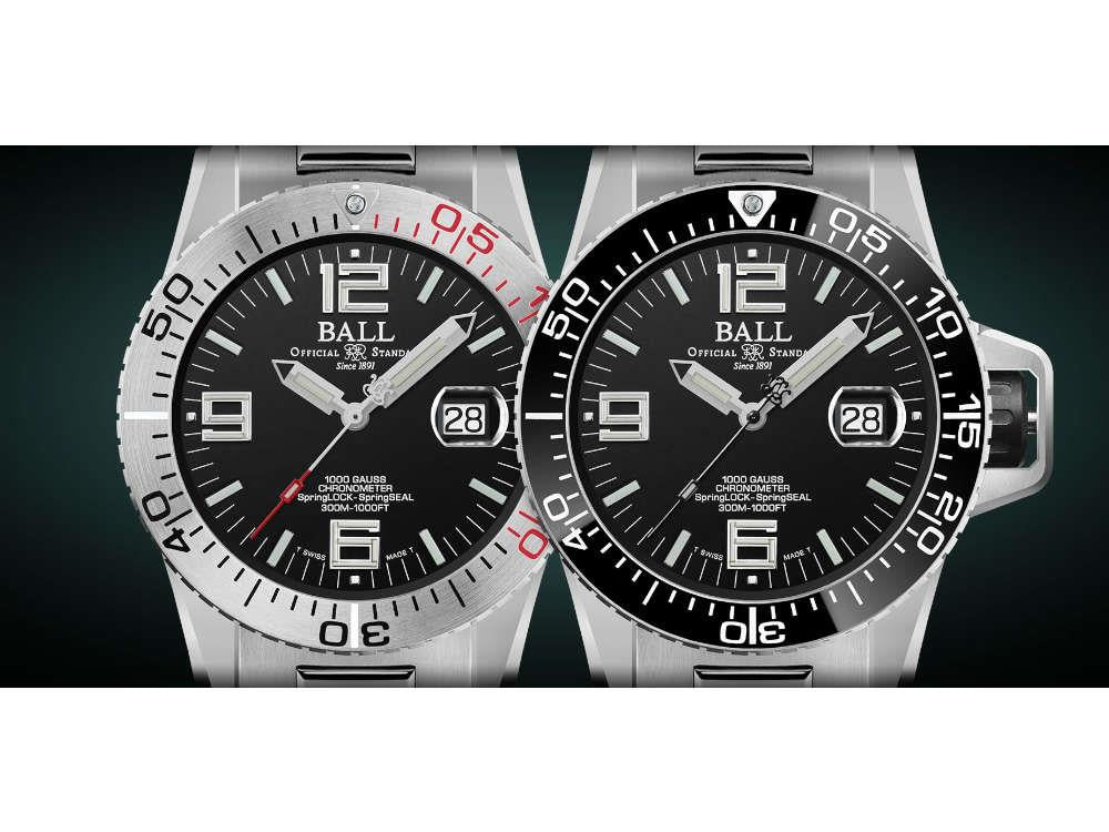 Ball Engineer Hydrocarbon EOD Automatic Watch, Black, 42 mm, DM3200A-S1C-BK