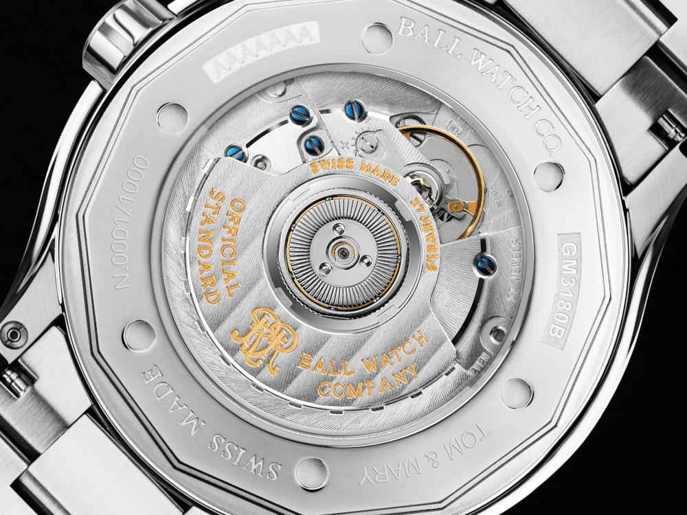 Ball Roadmaster First Responder LE Automatic Watch, Black, 41 mm, GM3180B-S1-BK