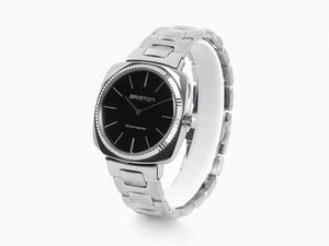 Briston Clubmaster Elegant Quartz Watch, Black, 37 mm, 22937.S.E.1.SB