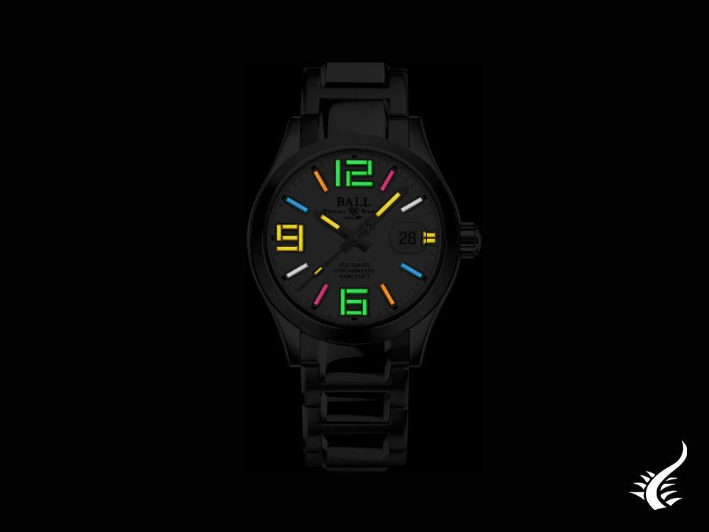 Ball Engineer III Legend Arabic Automatic Watch, White, 40 mm. NM9016C-S7C-WHR