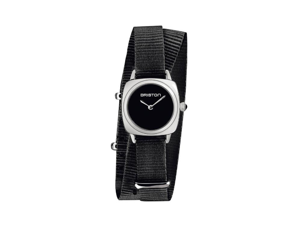 Briston Clubmaster Lady Quartz Watch, Black, 24 mm, 19924.S.M.1.NB