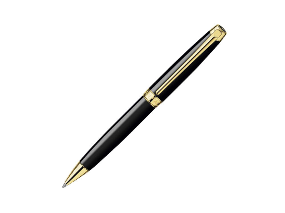 Caran d´Ache Léman Ebony Black Ballpoint pen, Lacquer, Black, 4789.282