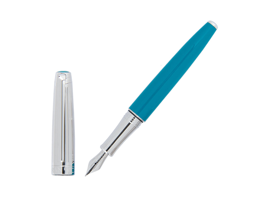 Caran d´Ache Léman Bicolor Turquoise Fountain Pen, Lacquer, 4799.171