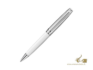 Caran d´Ache Léman Bicolor White Ballpoint pen, Lacquer, White, 4789.001