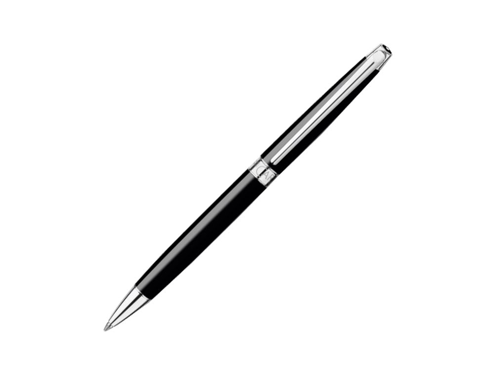 Caran d´Ache Léman Slim Black Ebony Ballpoint pen, Lacquer, Black, 4781.782