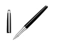 Caran d´Ache Léman Slim Black Ebony Rollerball pen, Lacquer, Black, 4771.782