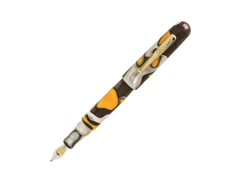 Conklin All American Yellowstone Fountain Pen, Resin, Yellow, CK71402