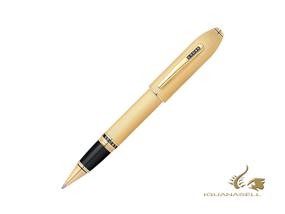 Cross Peerless 125 Rollerball pen, 23K Gold Plated, AT0705-4
