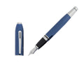 Cross Peerless Blue Quartz Fountain Pen, AT0706-14