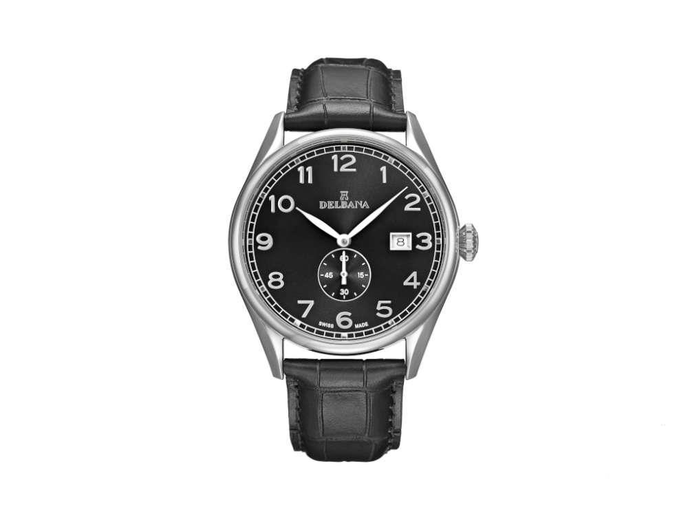 Delbana Classic Fiorentino Quartz Watch, Black, 42 mm, 41601.682.6.032