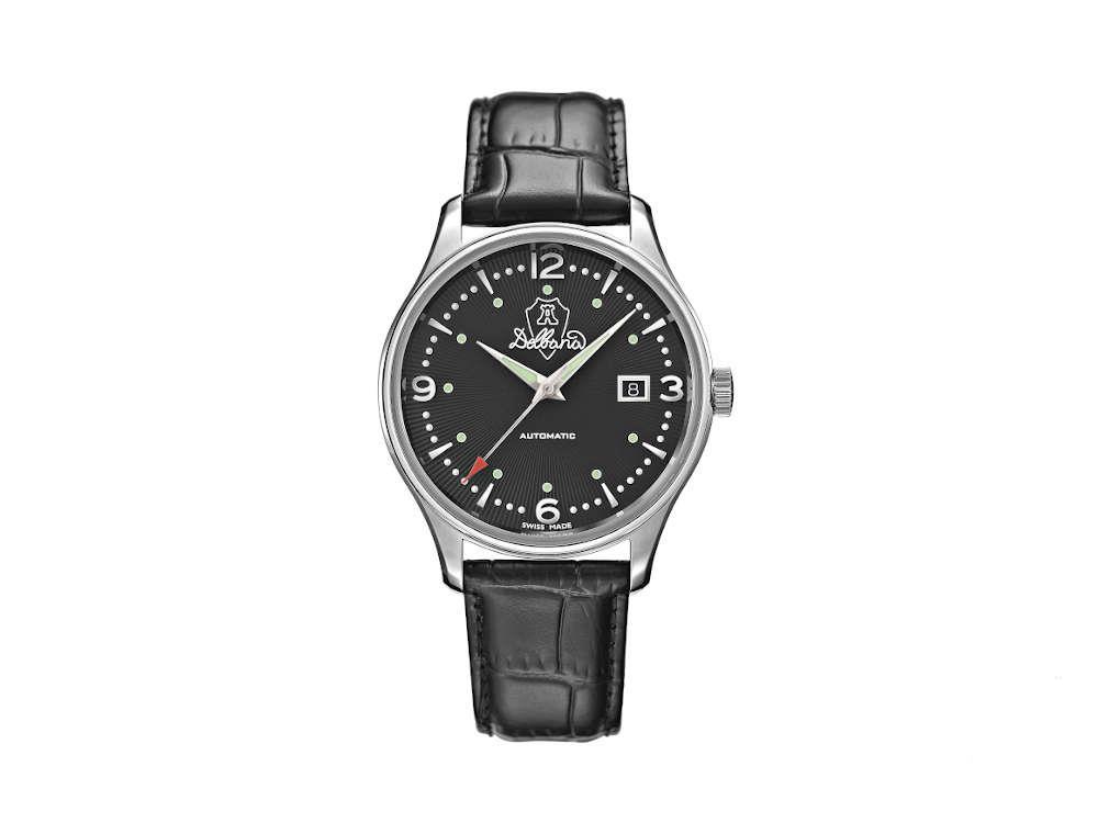 Delbana Classic Della Balda Automatic Watch, 40 mm, Black. 41603.722.6.034