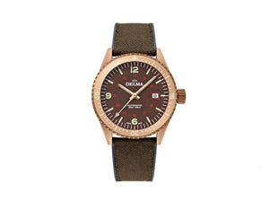 Delma Cayman Bronze Automatic Watch, 42 mm, Limited Edition, 31601.726.6.104