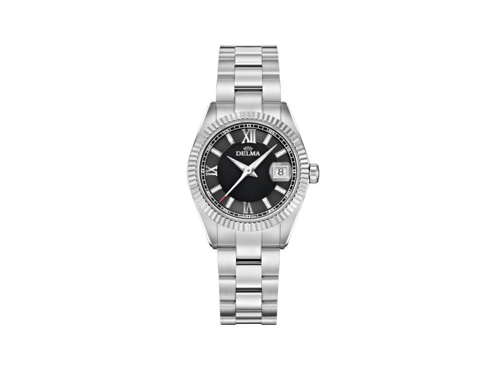 Delma Diver Sea Star Ladies Quartz Watch, Black, 29mm, 41701.621.1.036