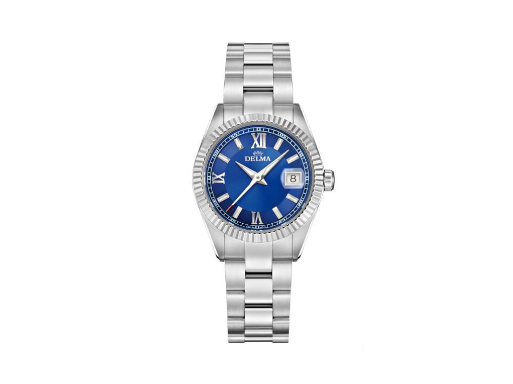 Delma Diver Sea Star Ladies Quartz Watch, Blue, 29mm, 41701.621.1.046