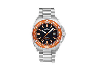 Delma Diver Shell Star Automatic Watch, Black, 44 mm, 41701.670.6.151