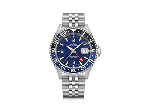 Delma Diver Santiago GMT Meridian Automatic Watch, Blue, 43 mm, 41702.756.6.044