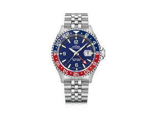 Delma Diver Santiago GMT Meridian Automatic Watch, Blue, 43 mm, 41702.756.6P044
