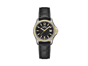 Delma Dress San Marino Ladies Quartz Watch, Black, 28,5mm, 52601.575.1.034