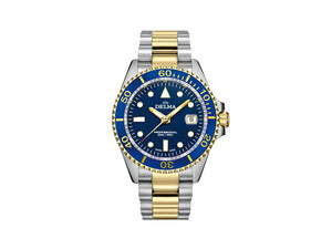Delma Diver Commodore Quartz Watch, Blue, 43 mm, 20 atm, 52701.692.6.041